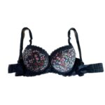 Printed Silk Paded Bra