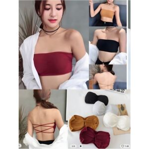 Strapless Tube Bra Padded Bralette Bra